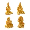 Transfronterizo Nuevo Producto Sudeste Asiático Estatua de Buda Dorado Escultura Figura Decoración para Micro Paisaje DIY Accesorios Adorno Miniatura