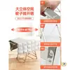 Estante Plegable para Ropa de Acero Inoxidable Engrosado para el Hogar Interior Multifuncional de Pie para Exteriores Balcón Secado al Sol Secador de Colchas
