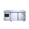 Mesa de Trabajo Refrigerada Congelador Comercial Nanling Mesa Operativa de Doble Temperatura Refrigerador de Cocina Gabinete Frío de Tubo de Cobre Tipo Vertical Enfriado por Aire
