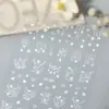 Pegatinas para Uñas Cielo Estrellado Estilo Francés, Líneas Planas Versátiles, Corazones, Estrellas, Pegatinas para Uñas DIY, Accesorios, Estilo Dh