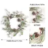 Guirlanda Decorativa de Natal Enfeites Pendurados para Adereços de Foto, Decoração de Cena, Decorações de Árvore de Natal de Rattan, Guirlandas para Cercar Portas