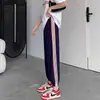Calça Jogger Feminina de Primavera Fina Solta Plus Size 200 Jin MM Gorda Pantalona Reta Casual Emagrecedora