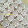 Lentejuelas Perlas Flores de 2 cm Accesorios de Decoración DIY Piezas Hechas a Mano Perlas Brillantes Lentejuelas Flores Flores para Zapatos Hechas a Mano