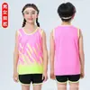 Traje de Atletismo para Alunos do Ensino Fundamental, Suit para Homens e Mulheres, Roupas de Treino Esportivo para Estudantes, Colete, Roupa Esportiva de Competição, Corrida de Maratona, Secagem Rápida