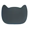 Alfombrilla de arena para gatos con filtro de doble capa para evitar que la arena se salga y alfombrilla de baño para gatos con control de arena de doble capa lavable a prueba de salpicaduras, caja de arena para gatos