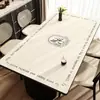 Mantel individual de mesa de comedor de lujo ligero y de alta gama, impermeable, a prueba de aceite, no lavable, resistente al calor, mantel individual retro francés para mesa de café, protector de escritorio