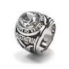 Moda europea y americana anillo de ejército retro joyería para hombre acero inoxidable hip hop Punk soldado Águila anillo de letras en stock