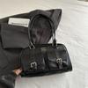 Bolso de mujer estilo Hong Kong, estilo occidental, retro, de gran capacidad, estilo coreano, informal, para ir al trabajo, con almohada para el hombro y las axilas, 2024