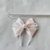 Lazo Rosa Hecho a Mano DIY Accesorios Semi-Terminados Ropa Sombreros Zapatos Tocado de Flores Ropa para Bebés BJD Accesorios