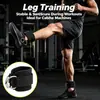 Correa de tobillo para fitness con 2 hebillas para entrenamiento de piernas y glúteos, tobillera, correa para pierna, correa de soporte para tobillo, correa de resistencia para rack de potencia