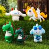Llavero de Animal de Dibujos Animados Muñeco Astronauta Dinosaurio Gui Perro Chica Burbuja Regalo para Coche Colgante para Bolsa de Estudiante