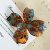 Fábrica de origen para accesorios de acetato con diseño de flor de cuatro hojas nacarada de lujo ligero, componentes para DIY, productos semiacabados hechos a mano, en stock, personalización por lotes mixtos