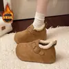 Zapatos Birkenstock de Felpa Super Populares sin Cordones para Mujer, Nuevo Estilo Invierno 2026 Botas de Nieve para Exteriores, Zapatos de Algodón de Moda