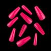 Bolsa de Alta Calidad de 500 Piezas Uñas de Ballet Transparentes/Puras de Colores/Coloreadas Largas Coffin Uñas Portátiles Uñas Postizas Manicura