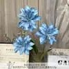 Flores Artificiais Série Azul para Decoração de Salão de Casamento, Quarto de Casamento, Arranjo de Piso de Hotel, Arranjo de Flores Artificiais de Hortênsia