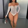 Íntimos Sexy de Manga Comprida com Diamantes Quentes, Roupa de Rede Transfronteiriça Azul Safira Vazada, Macacão Bikini Europeu e Americano Tzk292