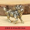 Um Conjunto Completo de Enfeites Zodiacais de Latão, Sinais Zodiacais de Cobre Puro, Rato, Boi, Tigre, Coelho, Dragão, Serpente, Cavalo, Ovelha, Macaco, Galo, Cachorro e Porco Artesanato