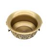 Tigela Tesouro Ruyi Boxi para Bênçãos e Riqueza, Ornamento de Mesa Totalmente em Cobre, Artesanato em Metal, Tigela Tesouro Criativa