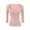 Vestido Quadrado Elegante de Manga Média Estilo Dama para Mulheres 2026 Novo Slim Fit Bodycon Curto Sexy Hot Girl Mini Vestido