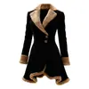 Chaqueta de Cuero 2025 Estación Independiente Comercio Exterior Piel Integrada Chaqueta Engrosada Chaqueta para Mujer Invierno Nuevo Producto