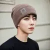 Chapéu de Tricô Novo Estilo para Mulheres, Forrado com Lã para o Inverno, Espessado, Quente, Versátil, Circunferência da Cabeça Grande, Proteção para as Orelhas, Chapéu de Maternidade Pós-parto
