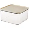 Potes Selados para Conservar Frescor, Modernos e Simples, Transparentes, à Prova de Insetos, Empilháveis, Potes de Plástico para Armazenar Grãos e Cereais