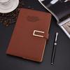 Libreta A5 de cuero para negocios y oficina con hebilla, cuaderno diario simple y creativo, venta al por mayor para empresas