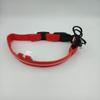 Collar luminoso LED para mascotas, collar de malla de alambre con correa para mascotas, collar de carga con carga USB, collar de cuerda para perros