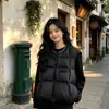 2026 Invierno Único Súper Bonito Pequeño Chaleco de Algodón para Mujer Moda Chic Estilizado Ropa Exterior Chaleco de Moda