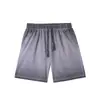 Pantalones Deportivos de Fitness Sueltos para Hombre de Verano Color Sólido Simples Shorts de Rizo para Correr 300G Algodón Puro Shorts Retro