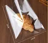 Saco de Embalagem Transparente para Pão Fatiado Bagel Torrada Donut Torta de Ovo Assada Embalagem para Biscoito Individual Saco Plástico