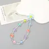 Corrente de Celular Novo Estilo, Cordão de Celular, Pingente de Laço de Pérola com Contas, Acessório de Corrente, Pingente de Chaveiro