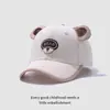 Gorra de Pato Linda Estilo Coreano y Japonés para Niños, Adorable Oso Fresco Sombrero de Sol para Guardería, Nueva Gorra de Béisbol para Bebé para Exteriores Transfronteriza