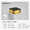 Luminária de coluna solar para exterior, à prova d'água, para jardim, porta ou quintal fechado.
