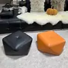 Puf para preguiçoso, sofá para guardar roupas velhas não utilizadas, banquinho baixo para bay window da sala, banquinho de couro, almofada de couro, tatame