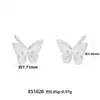 Anillo de Mariposa de Plata de Ley S925 para Mujer, Anillo de Plata Minimalista de Alto Nivel Estilo Ins con Lazo, Diseño de Nicho, Venta al por Mayor