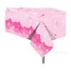 Zb123 Elefante Rosa Bebé Un Año 130*220cm Fiesta Mantel Desechable Pe Mantel de Fiesta
