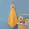 Toalla de mano suave absorbente linda caricatura toalla colgante secado rápido para secar manos tipo colgante baño toalla de mano cocina