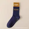 Calcetines de Yoga Antideslizantes para Niños Calcetines de Longitud Media a Juego de Colores Baile Fitness Interior Pilates Calcetines de Yoga de Longitud Larga Antideslizantes Profesionales