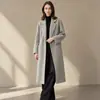 Abrigo de Cachemira Huang Yuxiang Bata de Baño Abrigo Max Abrigo de Cachemira Bata de Baño Clásica para Mujer Versión Europea Chaqueta de Cachemira para Mujer
