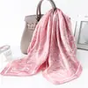 Lenço Fino de Primavera e Verão Moda Versátil Elegante Lenço Quadrado Pequeno Lenço Quente de Outono e Inverno para Mulheres Lenço Pequeno Decorativo Profissional