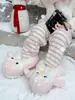 Nuevos Juguetes de Peluche de Pingüino Lindos Estilo Coreano de Invierno, Zapatos de Felpa Cálidos Populares para Interiores y Exteriores para Niñas, Venta al por Mayor