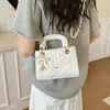 Bolso de Hombro Estilo Nuevo, Lujo Ligero, Versátil, Moderno para el Viaje Diario, Bolso Cruzado 2026 para Mujer, Bolso Cuadrado Pequeño Lady Dior, Patrón de Diamantes