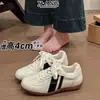 Zapatillas de entrenamiento alemanas de estilo retro de cuero genuino para hombre y mujer, nueva colección otoño/invierno 2026, versátiles, ligeras, cómodas, casuales y deportivas, similares al estilo de "Forrest Gump"