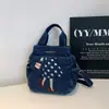 Nova Bolsa Jeans 2026 para Mulheres, Grande Capacidade, Estilo Coreano, Casual, Versátil, Bolsa de Ombro Transversal, Mochila Tote para o Dia a Dia