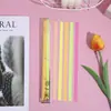 Bordas Cruzadas DIY Origami Tira de Desenho Animado Tira de Cor Fluorescente Origami de Estrela Estrela da Sorte Dobradura Estrela de Cinco Pontas Venda por Atacado