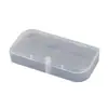 Caja para unidad de disco U caja de embalaje para productos digitales caja de plástico rectangular caja pequeña caja de plástico transparente material PP al por mayor