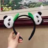 Diadema de Felpa de Panda Accesorio para el Cabello de Niña Pasador para el Cabello Infantil Diadema de Animal para Lavarse la Cara Elemento Dulce de Dibujos Animados Flequillo