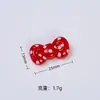Puntos Pequeña Corbata de Moño Dibujos Animados Hecho a Mano DIY Accesorios para Joyería Pegamento de Crema Resina Pequeños Accesorios Hebilla de Zapato con Agujero Paquete de Materiales