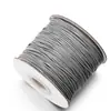 Corda para Pendurar Pingente de Cordão de Couro Encerado Coreano Fio Encerado Vermelho e Preto Cordão de Colar Acessório Pingente de Jade Unissex Corda Trançada